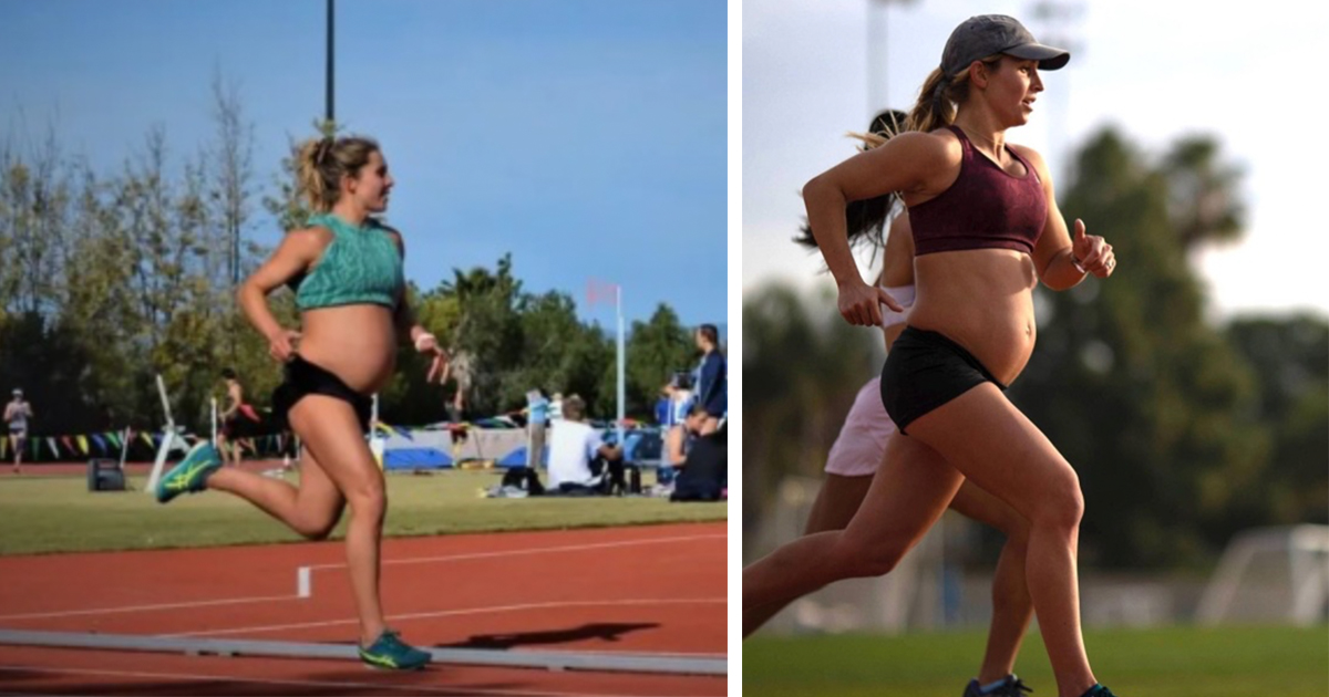 Изумително: Бременна в деветия месец пробяга 1,6 км за 5:17 минути