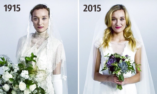 Как се промени сватбената мода през последните 100 години