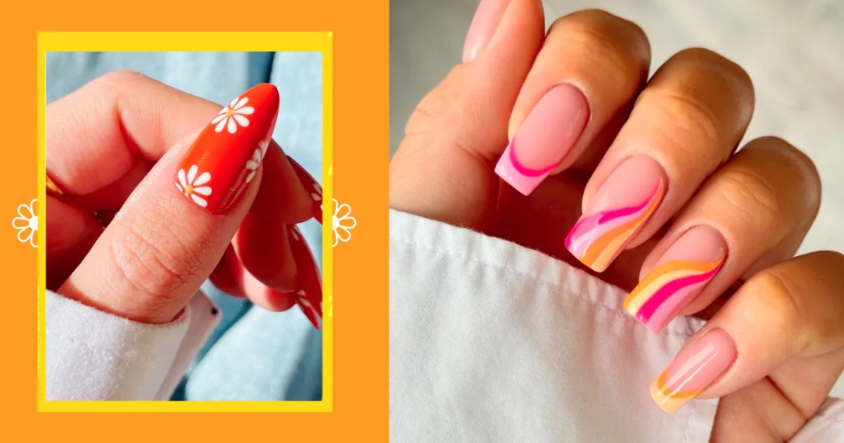 20 варианта за маникюр в оранжев цвят: Най-летните идеи за дълги и къси нокти