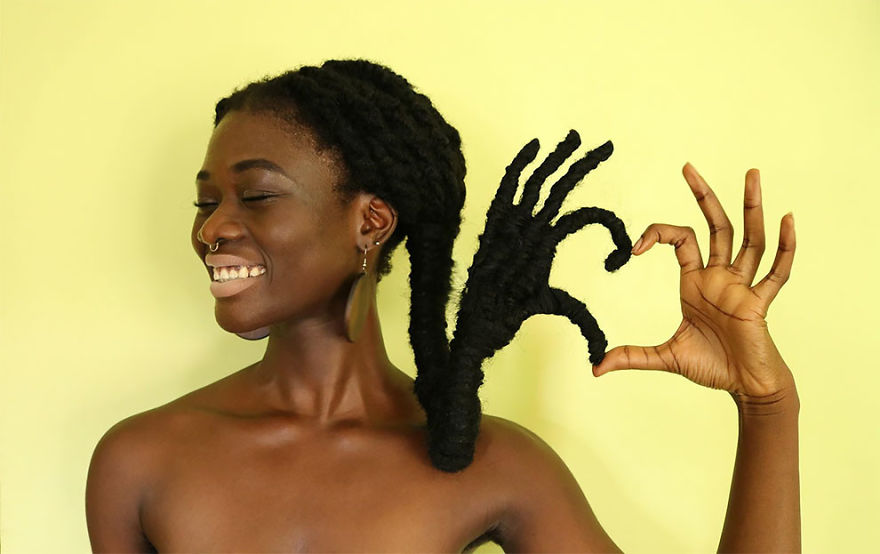 Африканска дизайнерка преобразява косата си в скулптури и резултатите са поразителни!